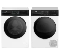 Beko pralka b300 BM3WFU47215WBDC EnergySpin Slim 7kg 1200obr/min + suszarka b300 BM3T47249WBDC Slim 47cm 7kg