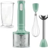 Blender ręczny SilverCrest SSMS 600 E3 rozdrabniacz mikser pojemnik miętowy
