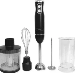Blender ręczny 4w1 - SMUKEE Vintage 700W Czarny