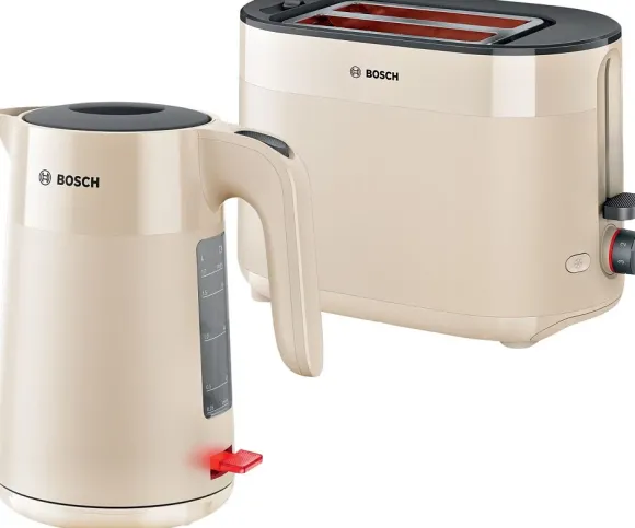 Bosch MyMoment Toster TAT2M127 + TWK2M167 Beżowy Zestaw