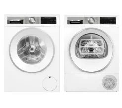 Bosch pralka Serie 6 WGG244ZEPL 9kg 1400obr/min + suszarka Serie 6 WQG245DEPL 61,3cm 9kg