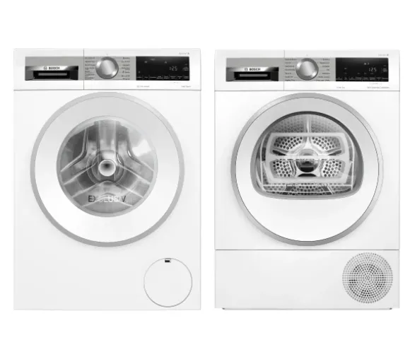 Bosch pralka Serie 6 WGG244ZEPL 9kg 1400obr/min + suszarka Serie 6 WQG245DEPL 61,3cm 9kg