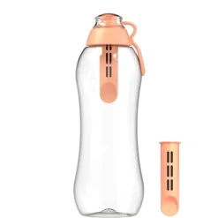 Butelka filtrująca Dafi SOFT 0,7 l peach fuzz z 2 filtrami węglowymi