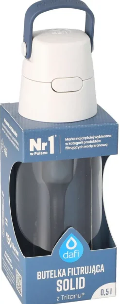 Butelka filtrująca Dafi SOLID 0,5 L JEANSOWA