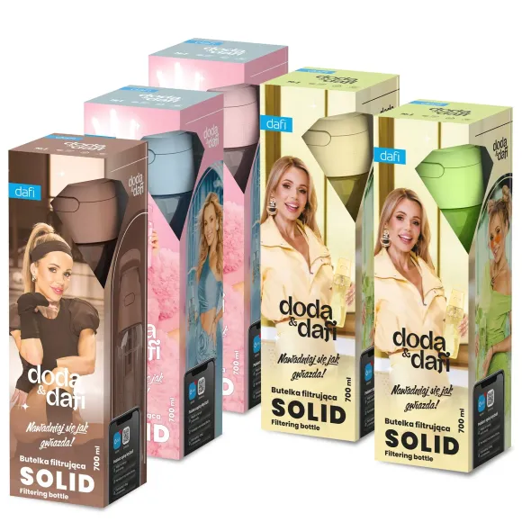 Butelka filtrująca Dafi Solid 0,7 l mix kolor