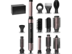 Cecotec Bamba CeramicCare 12in1 AirGlam Black Czarno-różowy