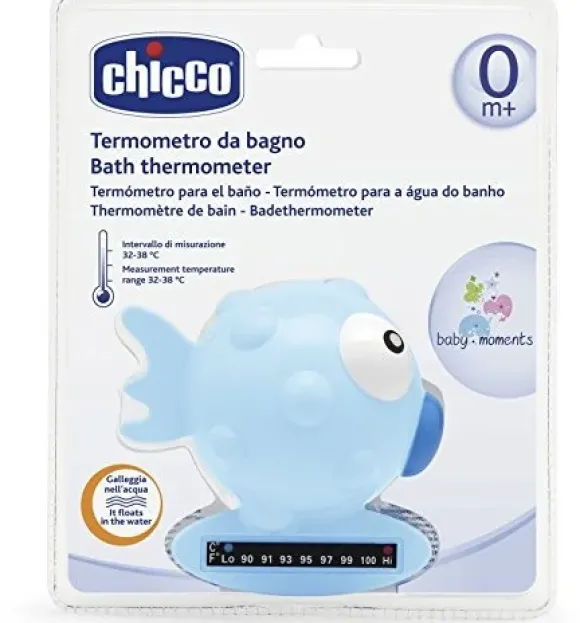 Chicco termometr do wody rybka niebieski