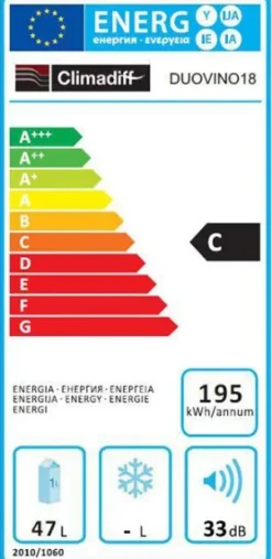 Climadiff DUOVINO18
