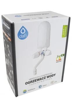 Dafi Ogrzewacz wody 5,5 KW z baterią (biały)