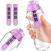 Dafi Butelka filtrująca SOFT 0,7 l jagodowa + 2 filtr węglowy
