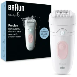 Depilator Braun Silk-épil 5 5-000 biało-różowy