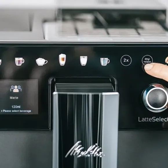 Ekspres do kawy Melitta LatteSelect F63/0-212 Frosted black