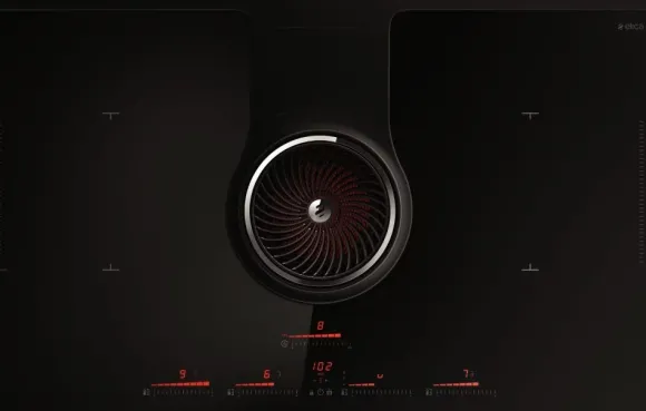 Elica Płyta indukcyjna z okapem NIKOLATESLA ONE HP BL/A/83 czarne szkło wyciąg PRF0120975A