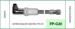 FAMAS FAMAS Przewód szybkozłącza FAMAS FP-G20 0,75 m)