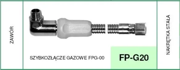 FAMAS FAMAS Przewód szybkozłącza FAMAS FP-G20 0,75 m)