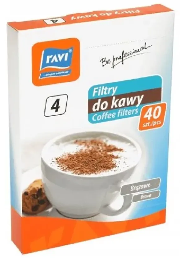 Filtry Do Kawy 4 40 Szt. Do Ekspresów Przelewowych