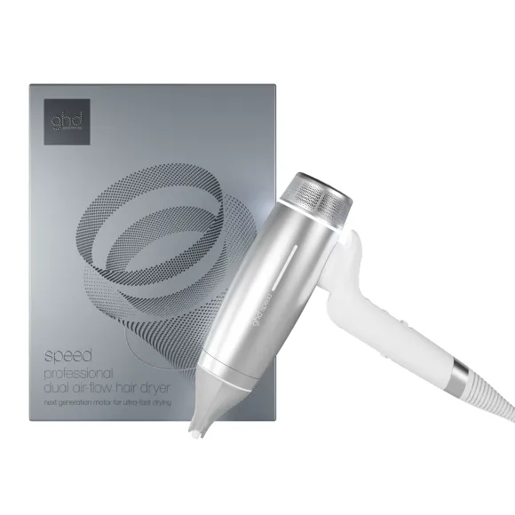 GHD Speed Biało-srebrny