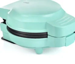 GOFROWNICA MINI GOFRY MOCNA NIEPRZYWIERAJACA 8 PŁYTEK 4 WZORY MIĘTOWA GREEN