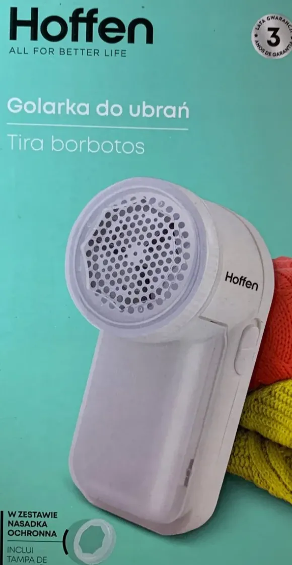 Golarka do ubrań HOFFEN GOLARKA DO ODZIEŻY UBRAŃ ZMECHACEŃ HO-00033 BIAŁA