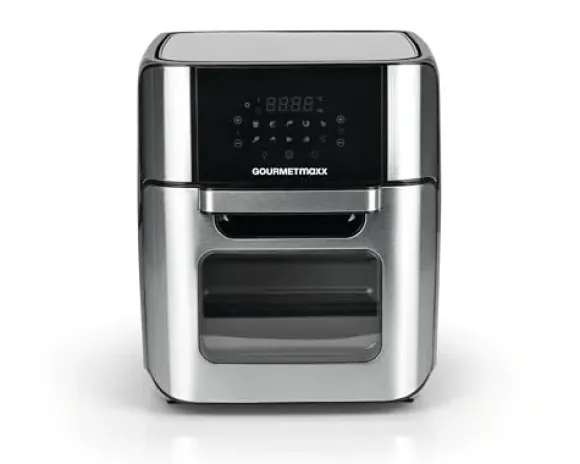 Gourmetmaxx Frytkownica, Stalowy/Czarny, 12 l