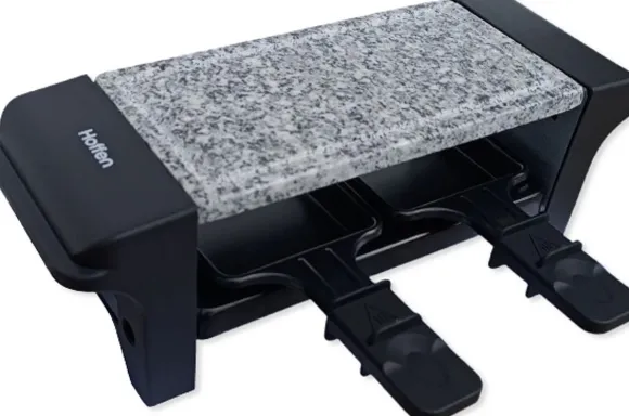 Grill elektryczny Hoffen Grill elektryczny do raclette - Hoffen 350W Kamień