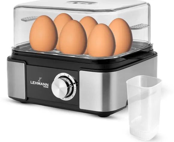 Jajowary JAJOWAR DO GOTOWANIA JAJEK 6 JAJ PAROWAR SYGNAŁ DŹWIĘKOWY COOKER LEHMANN 6X