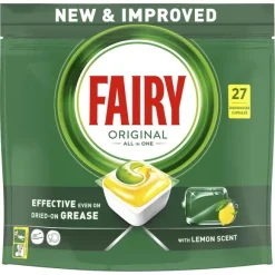 Kapsułki do zmywarki Fairy Allin1 cytryna, 27 szt