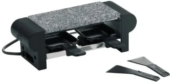 Kela 66493 raclette z blatem z granitu, dla 2 osób, 350 W, 230 V, spluegen 66493