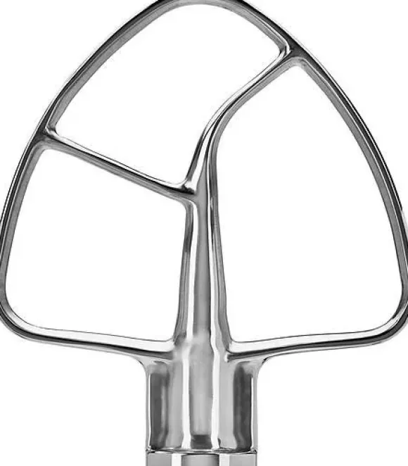 Kitchenaid KSM5THFBSS płaski mikser ze stali szlachetnej do 5KSM175-185, srebrny KSM5THFBSS