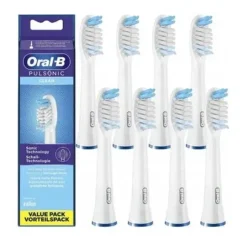 Końcówka szczoteczki ORAL-B Pulsonic Clean (8 szt.) (Delikatne czyszczenie)