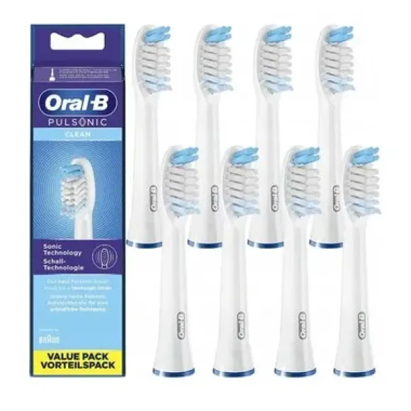 Końcówka szczoteczki ORAL-B Pulsonic Clean (8 szt.) (Delikatne czyszczenie)