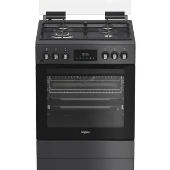 Kuchenka gazowo-elektryczna Whirlpool W6G8LSSAWTA