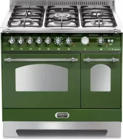 Kuchenka gazowo-elektryczna Kuchnia gazowo-elektryczna LOFRA DOLCEVITA 90 OLIVA VERDE RVD96MFTE/Ci/Chrome