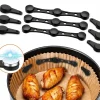 MAGNESY DO FRYTKOWNICY AIR FRYER ZESTAW 12EL UTRZYMUJĄ PAPIER, SILIKONOWE
