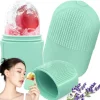 MASAŻER LODOWY ICE ROLLER DO TWARZY SILIKONOWY ŁAGODZĄCY WYGŁADZAJĄCY