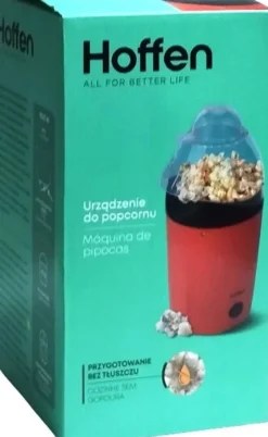 Maszynka do popcornu Hoffen Urządzenie - Maszyna do popcornu 1200W - Hoffen