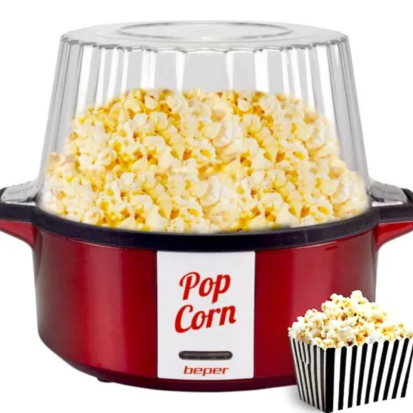 MASZYNKA DO ROBIENIA POPCORNU DUŻA MISA BEPER P101CUD050