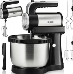 Mikser Z Misą Obrotową Robot Kuchenny Kerch Simple 800W +akcesoria