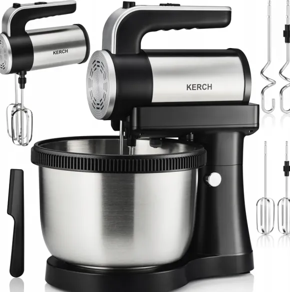 Mikser Z Misą Obrotową Robot Kuchenny Kerch Simple 800W +akcesoria
