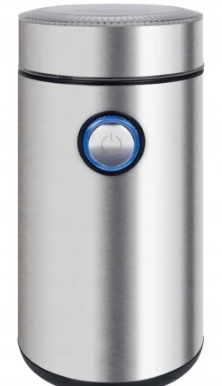 Młynek Do Mielenia Kawy Orzechów Zboża Cukru Elektryczny Mocny 200W Inox