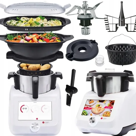 Najnowszy Robot Monsieur Cuisine Smart 8 Cali 1200W Lidlomix Wifi 2023 Pl