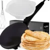 Naleśnikarka Elektryczna Automatyczna Czarna Non Stick 20CM 700W