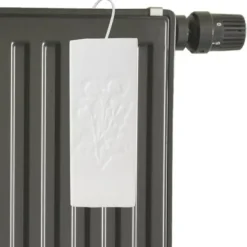Nawilżacz powietrza ASJ Commerce Nawilżacz powietrza ceramiczny biały z tłoczonym wzorem kwiatowym - wz.2 118500010