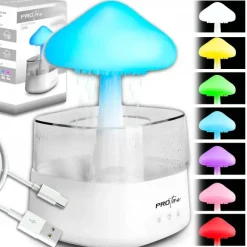 Nawilżacz powietrza Duży Nawilżacz Powietrza Deszcz Lampka Nocna Czysta Chmurka Grzybek Dyfuzor Ch08