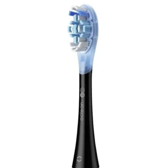 Oclean Ultra Clean Black Firm Końcówki do szczoteczki sonicznej czarne 2 sztuki