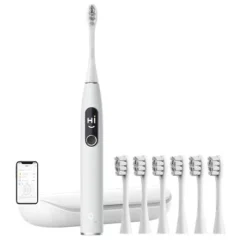 Oclean X Pro Elite Premium + 7 końcówek + etui Biały