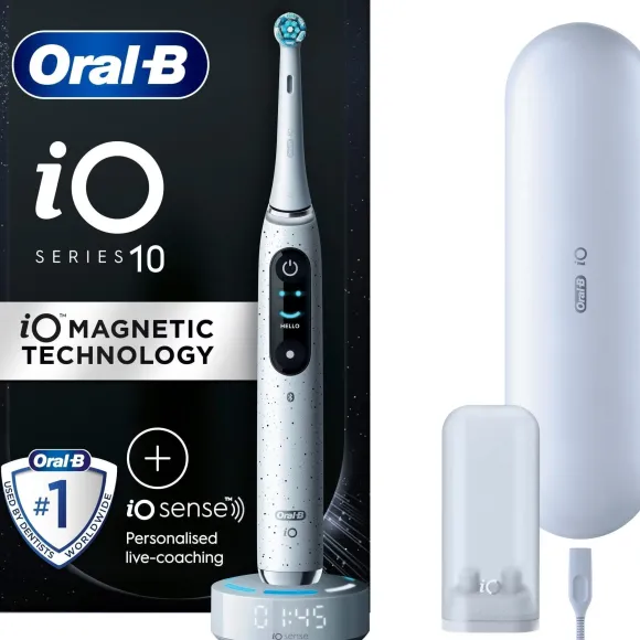 Oral-B iO Series 10 Eclipse Gold Special Edition Biały