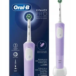 Oral-B Vitality Pro Protect XClean 2szt. Fioletowo-czarny