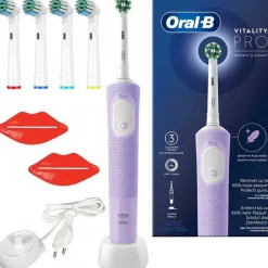 ORAL-B Vitality Pro D103 Lilac Violet Szczoteczka Elektryczna + Końcówki