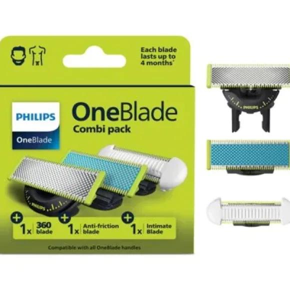 Ostrza do golarki PHILIPS OneBlade 360 QP936/50 (3 sztuki)